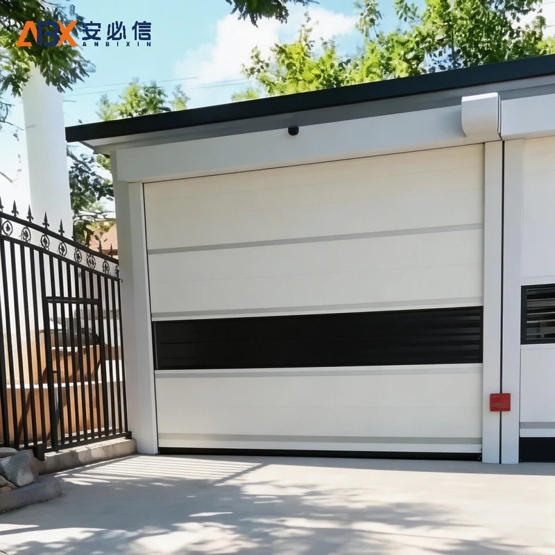 Two-Stage Airlock Doors for a Parcel Hub